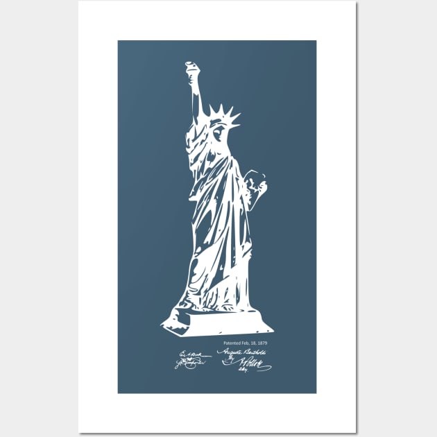 NYC Statue of Liberty Patent Wall Art by MadebyDesign